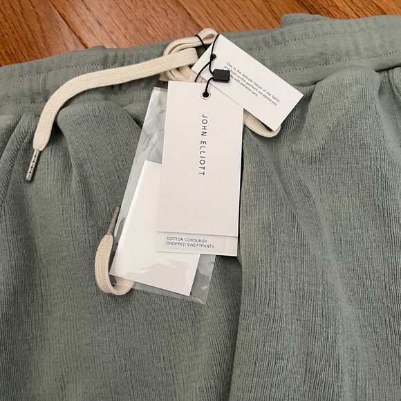 John Elliot Thyme corduroy Cropped Sweatpants - Picture 12 of 12